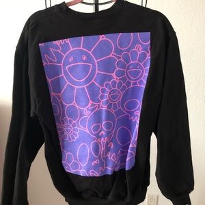 Takashi Murakami complex con sweater M flowers